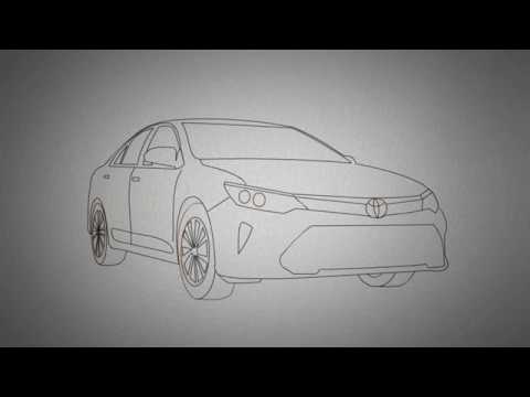 480x360 how to draw a toyota camry cars drawing tutorial video - Toyota Camry Drawing
