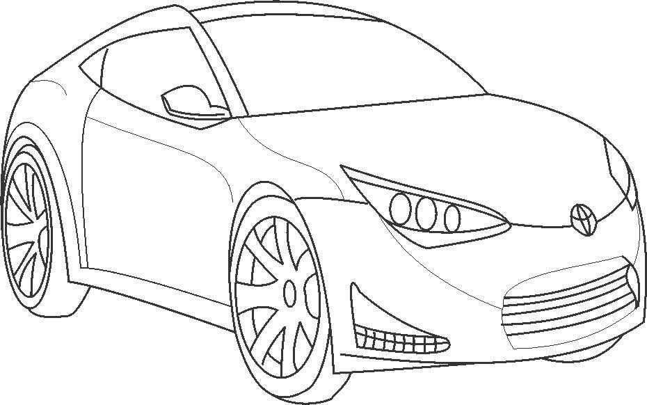 930x582 toyota drawing picture drawing skill - Toyota Drawing