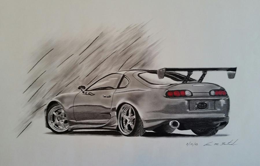 900x574 toyota supra drawing - Toyota Drawing