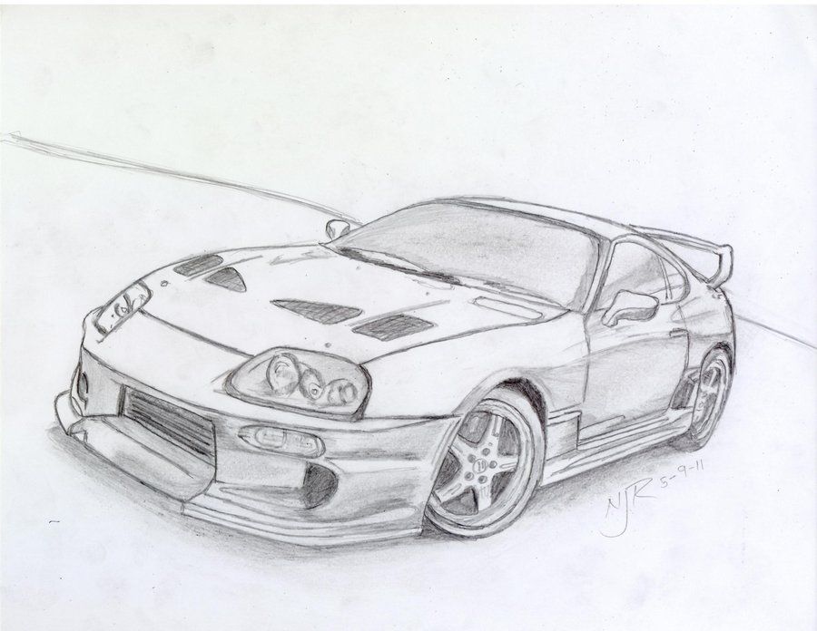 900x696 toyota supra drawing ride a cart toyota supra, drawings - Toyota Drawing