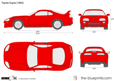 Toyota Supra Drawing at PaintingValley.com | Explore collection of ...