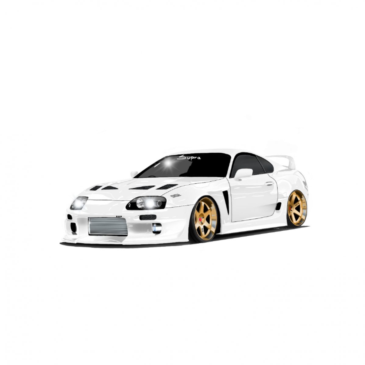1199x1200 toyota supra - Toyota Supra Drawing