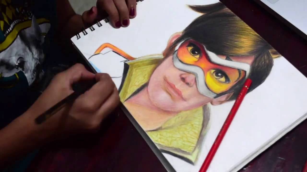 1280x720 Drawing Tracer From Overwatch - Tracer Drawing