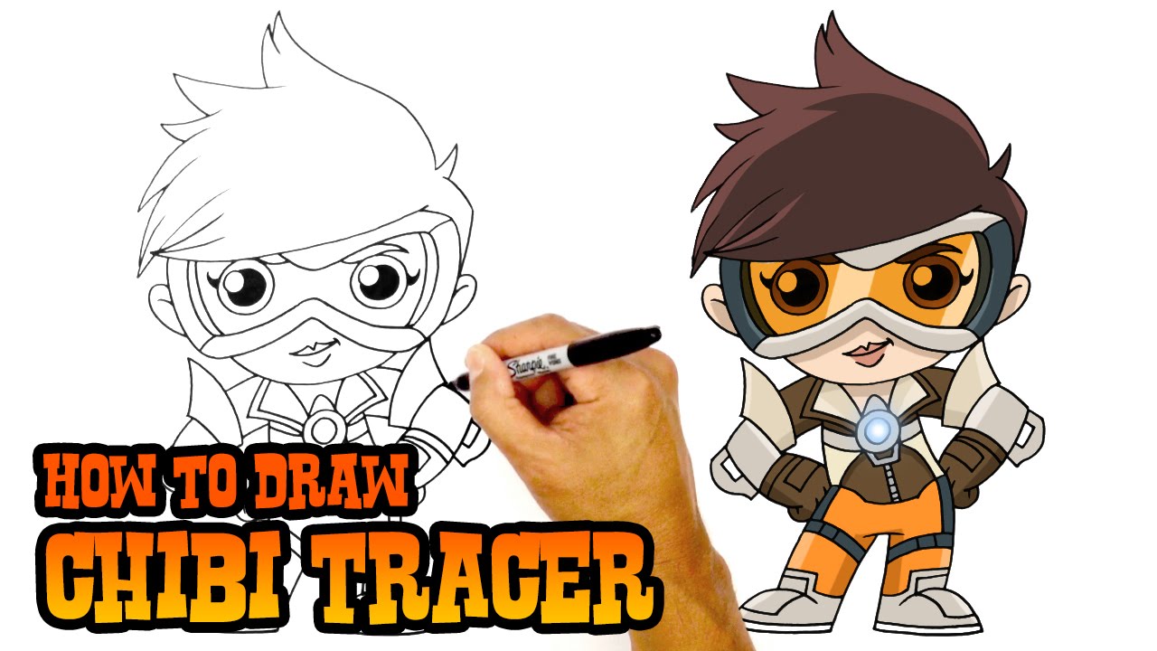 1280x720 How To Draw Overwatch Tracer - Tracer Drawing