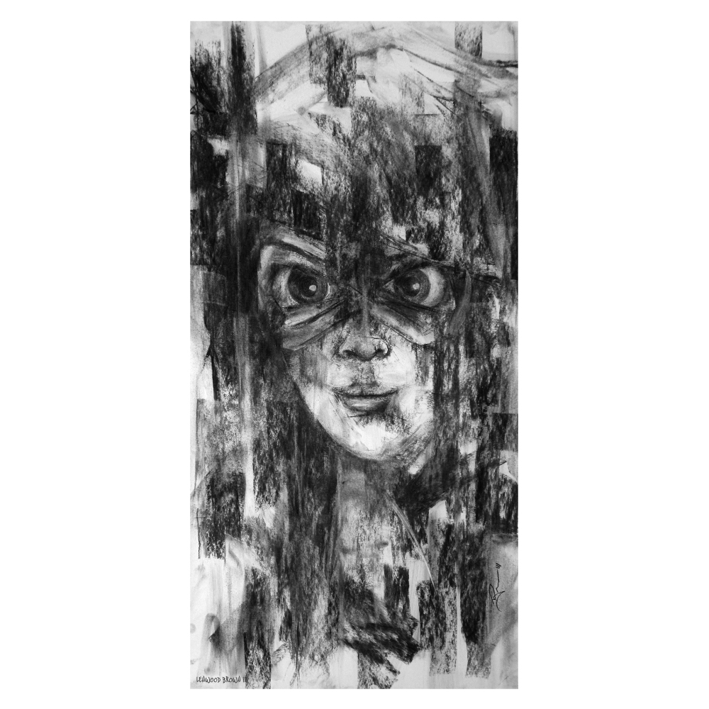 1000x1000 Charcoal Drawing Of Overwatch's Tracer - Tracer Drawing