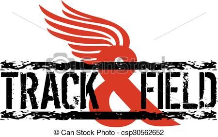 450x282 Vector - Track And Field Drawing