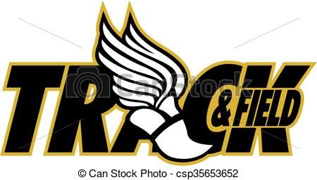 450x256 Vector - Track And Field Drawing