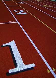 220x308 All Weather Running Track - Track Runner Drawing