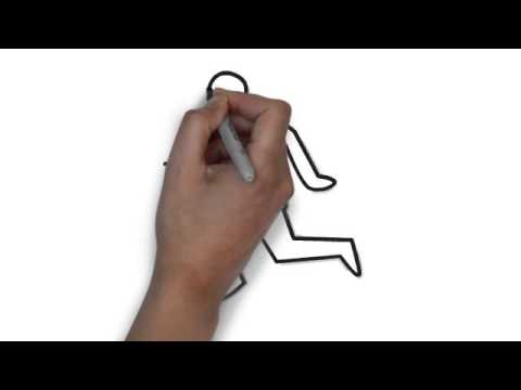 480x360 How To Draw Silhouette Of Man Running - Track Runner Drawing