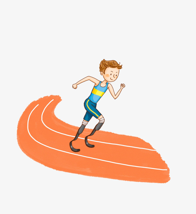 650x711 Runners Running On The Track, Cartoon Hand Drawing, Run, Marathon - Track Runner Drawing