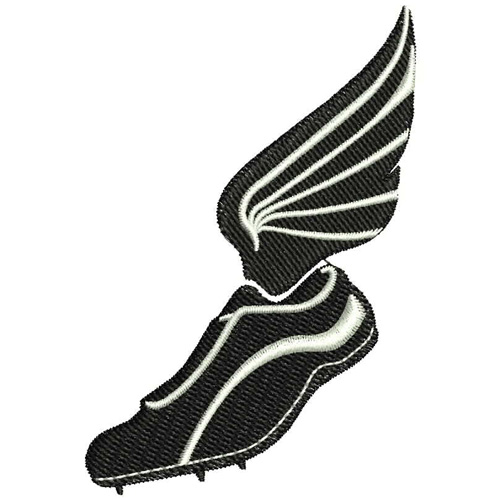500x500 Track Shoe Embroidery Download - Track Shoe Drawing