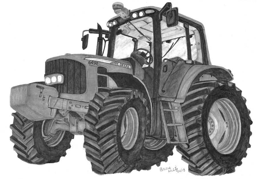 900x626 John Deere Tractor Drawing - Tractor Drawing