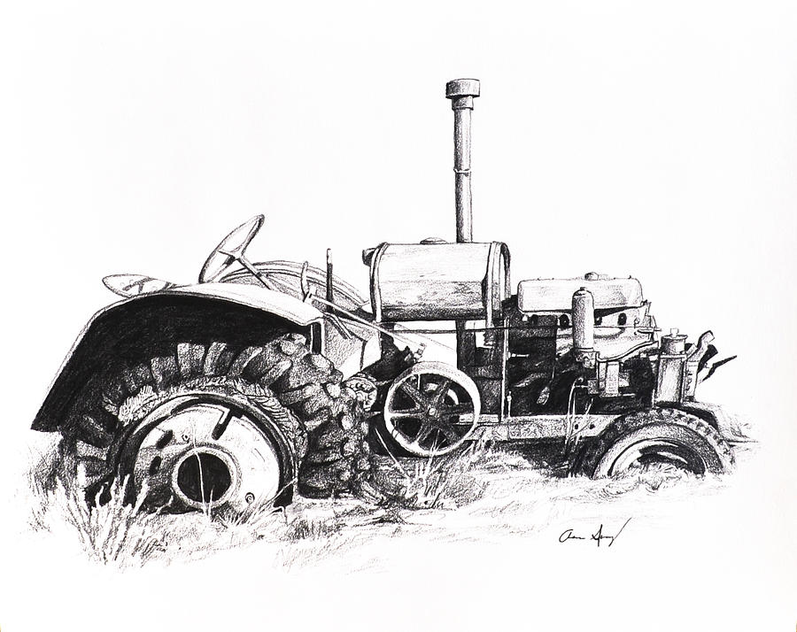 900x714 Tractor Drawing - Tractor Drawing