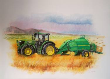 375x269 Tractor Drawing - Tractor Drawing