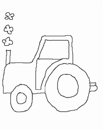 Download Tractor Drawing Easy at PaintingValley.com | Explore collection of Tractor Drawing Easy