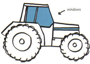 365x262 How To Draw A Tractor - Tractor Drawing Easy