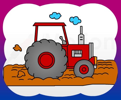 503x415 How To Draw Tractor Side For Kids Other Decor Crafts Drawings - Tractor Drawing For Kid