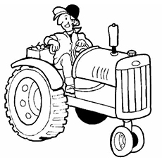 230x230 Top Free Printable Tractor Coloring Pages Online - Tractor Drawing For Kid