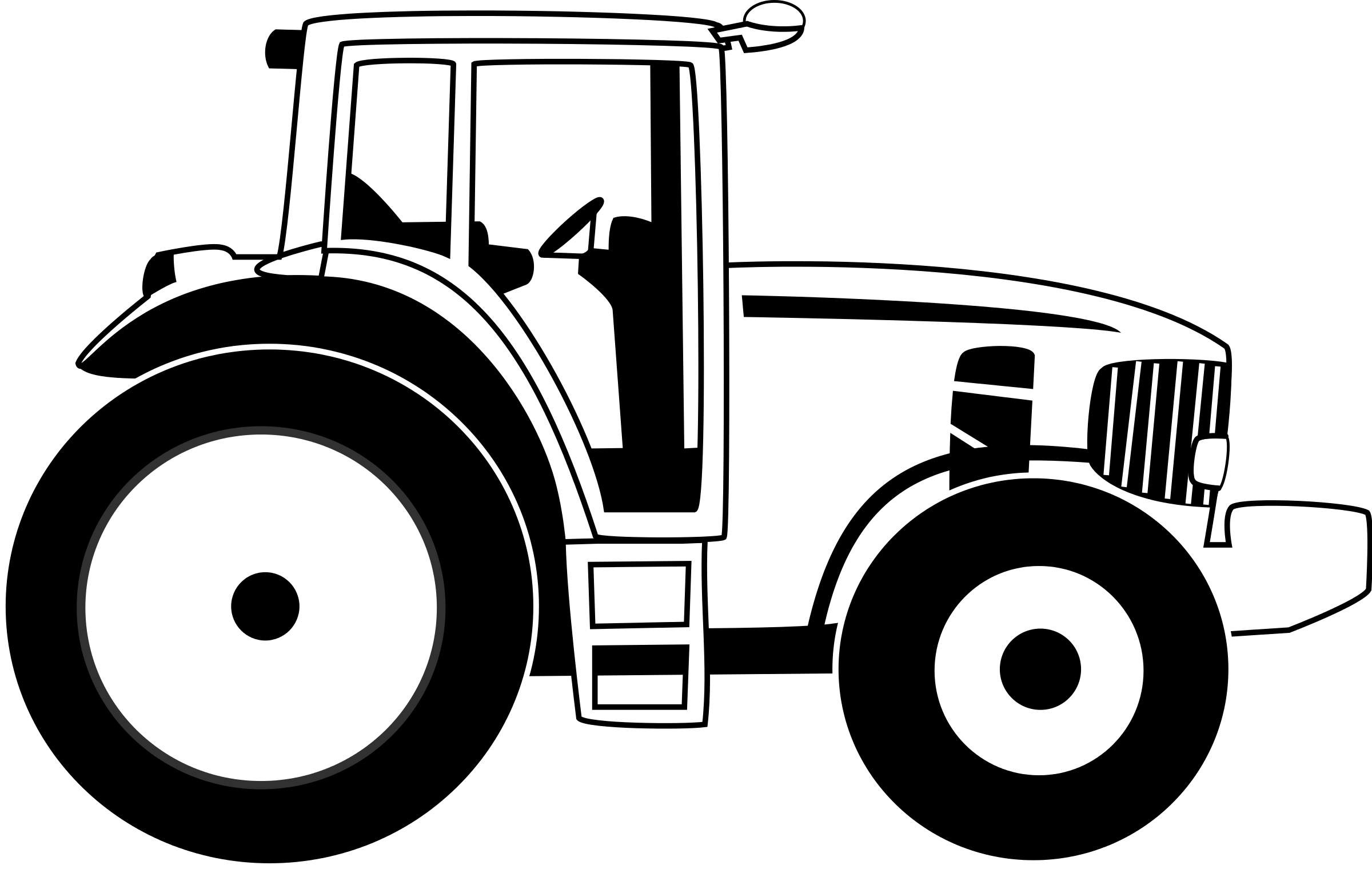 2400x1520 Drawing Tractors Easy Transparent Png Clipart Free Download - Tractor Drawing For Kid