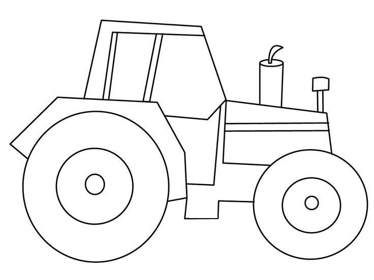 Tractor Line Drawing at PaintingValley.com | Explore collection of ...