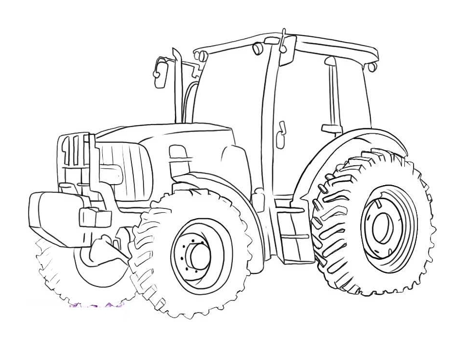 957x718 John Deere Coloring Pages Case Tractor Coloring Pages - Tractor Out...