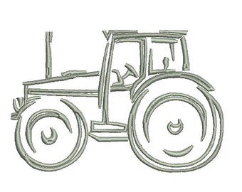 340x270 Tractor Outline Etsy - Tractor Outline Drawing