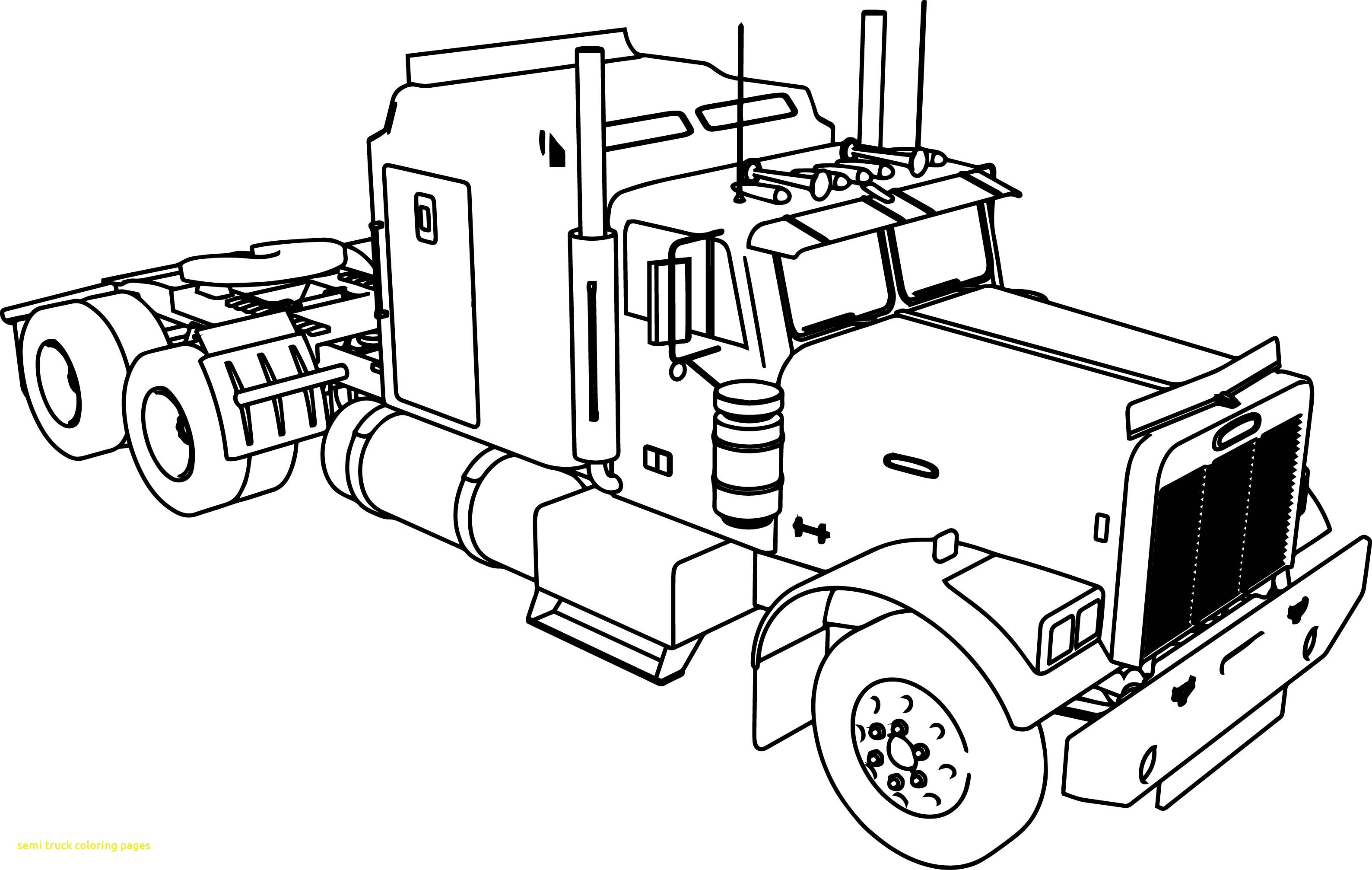 3176x2013 Luxury Tractor Trailer Coloring Pages - Tractor Trailer Drawing