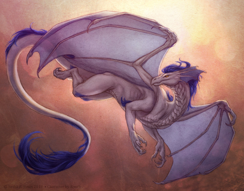 1000x783 tutorial digital color on traditional drawing sasha r jones - Traditional Drawing