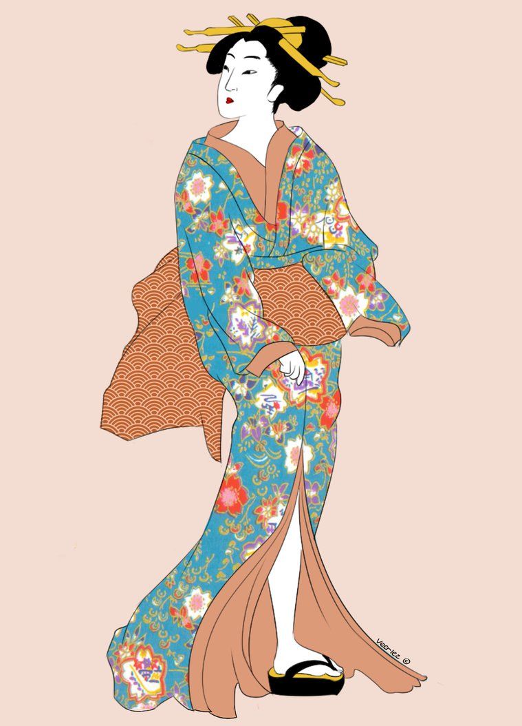 759x1054 awesome traditional geisha drawing images oriemtal - Traditional Geisha Drawing