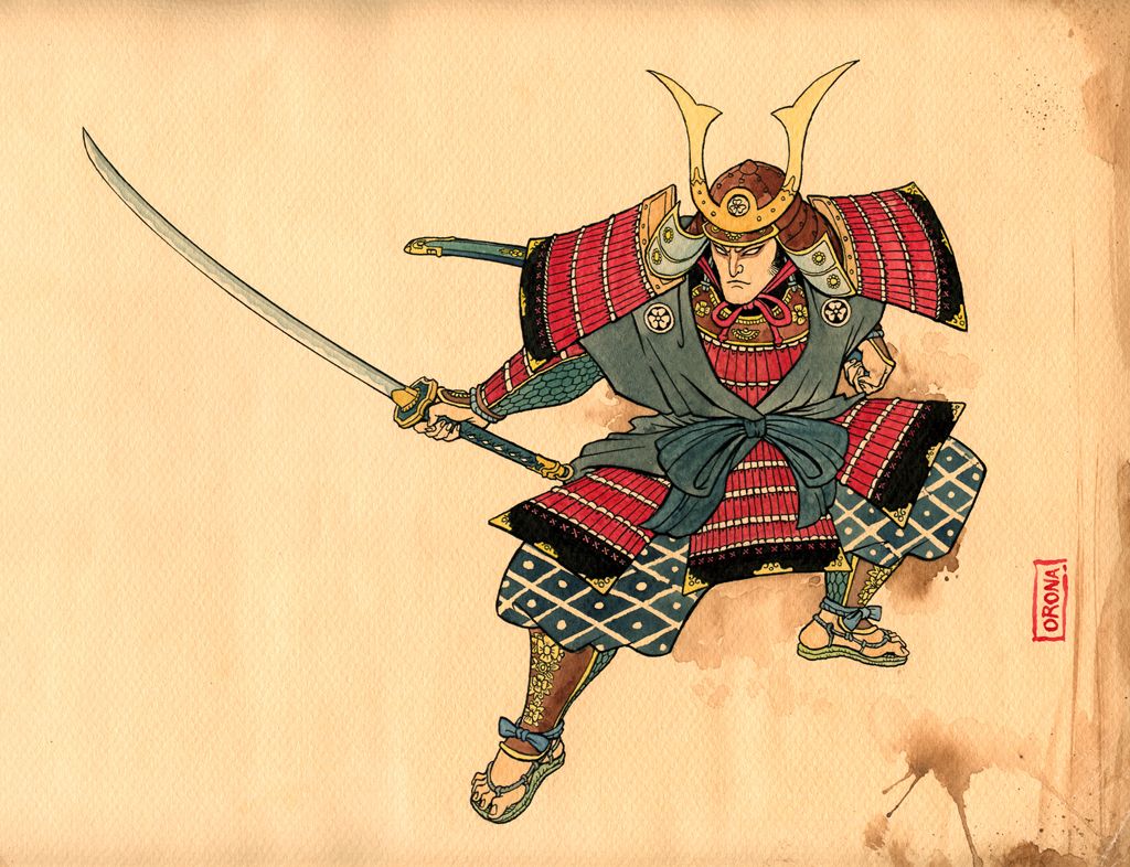 1024x786 traditional samurai drawings samurai rise up! fun facts, weird - Traditional Japanese Drawings