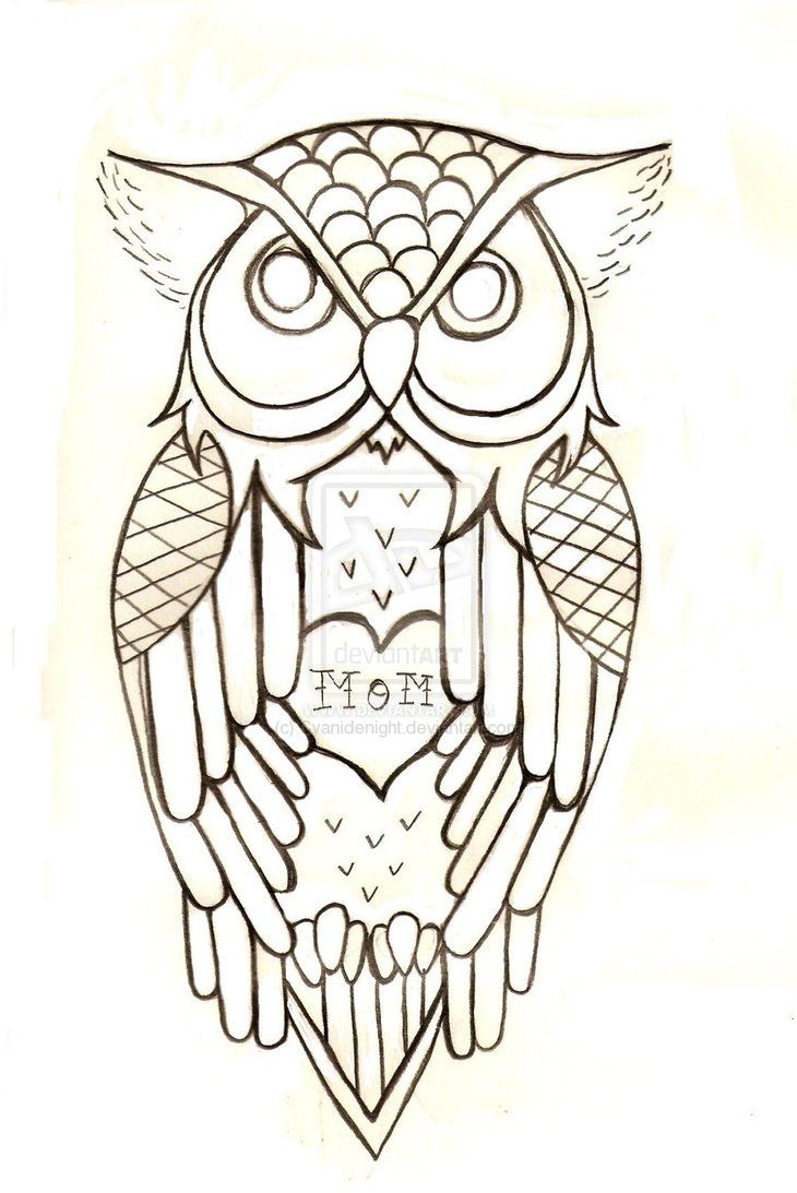 730x1093 next go back images traditional owl tattoo outline tattoos - Traditional Owl Drawing