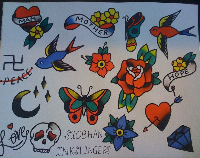 675x532 pin ups, drawings, and a classy traditional rose inkslingers - Traditional Rose Drawing