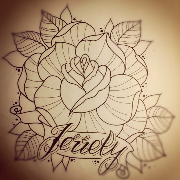 620x620 Rose Drawings Sketches Design Trends - Traditional Rose Drawing