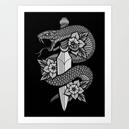 264x264 Traditional Tattoo Art Prints - Traditional Tattoo Drawings