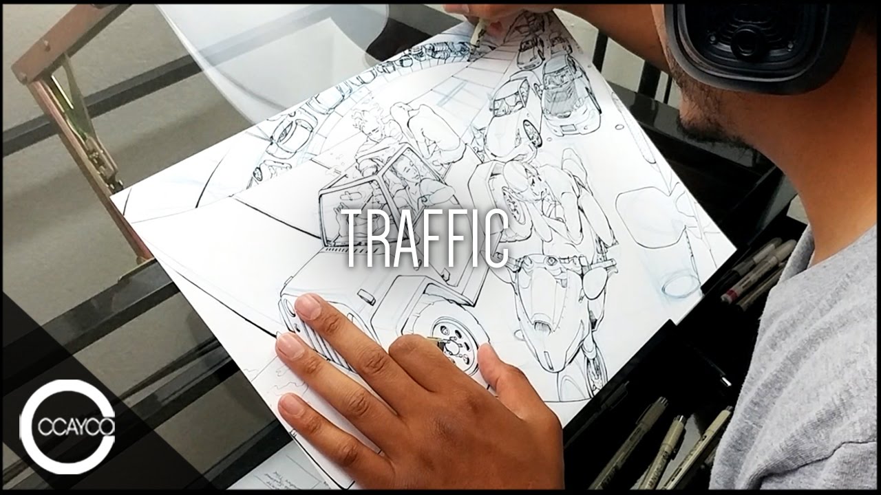 1280x720 Drawing Traffic - Traffic Drawing
