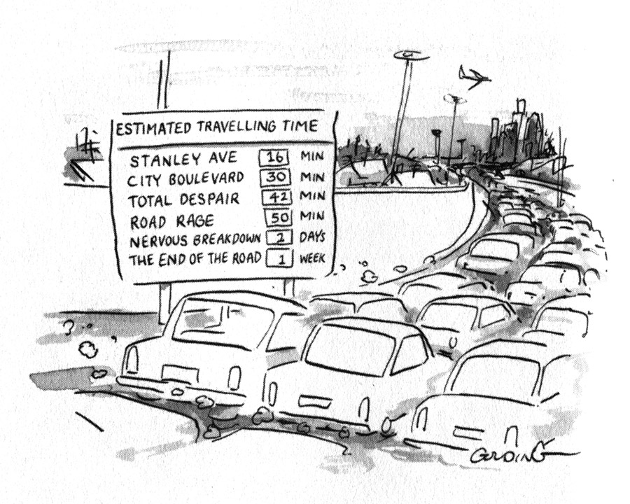 900x720 How To Draw Funny Drawings And Make People Smile - Traffic Drawing