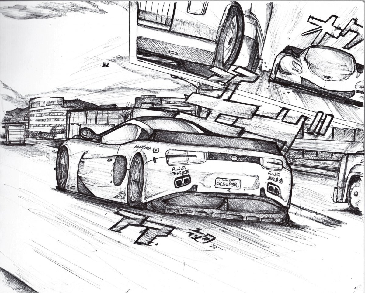 1200x965 Search Results - Traffic Drawing