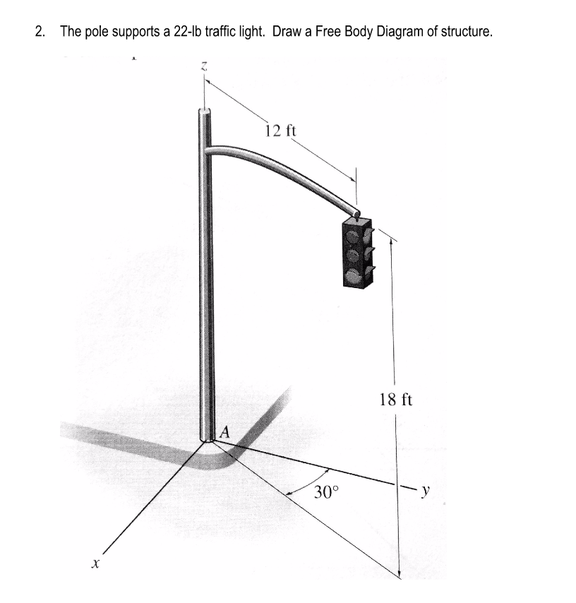 816x854 solved the pole supports a b traffic light draw - Traffic Light Drawing
