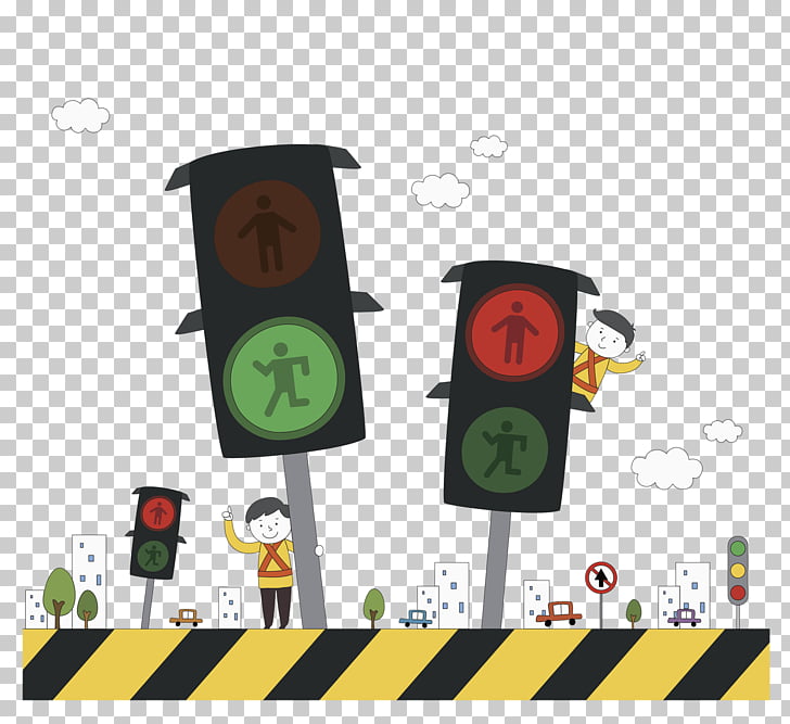 728x667 traffic light drawing cartoon road, hand drawn traffic lights png - Traffic Light Drawing