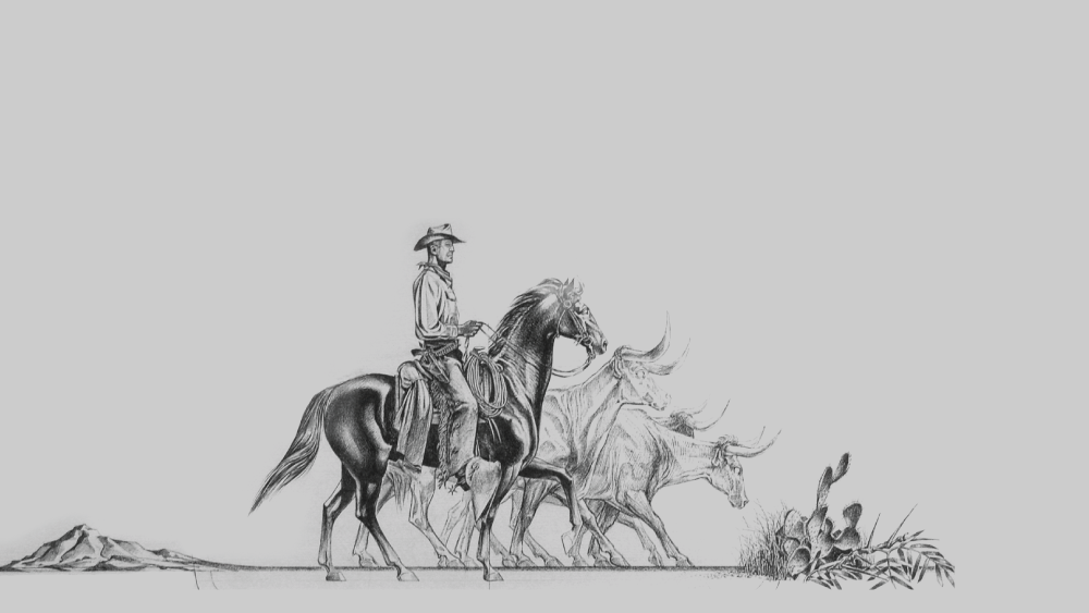 1000x563 Working Drawing For 'trail Driver' Design On Steuben Bowl - Trail Drawing