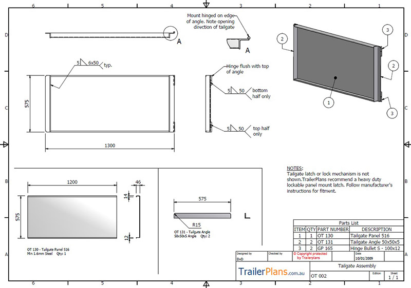 800x562 Off Road Camper Trailer Plans - Trailer Drawing