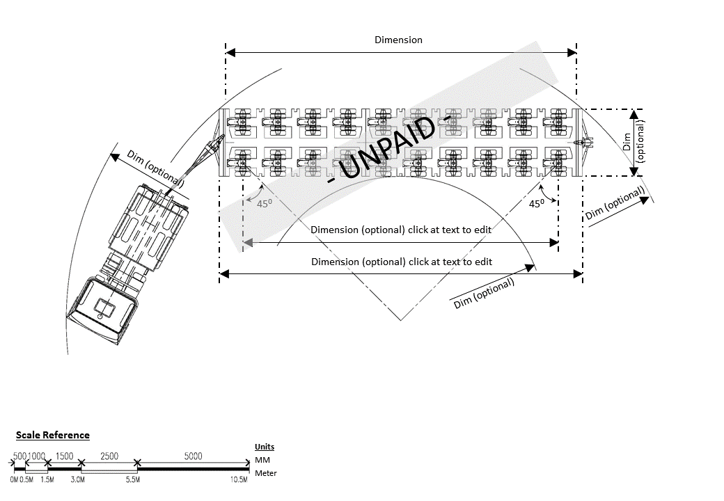 1040x720 Multi Axle Trailer Axles Turning Radius Drawings - Trailer Drawing