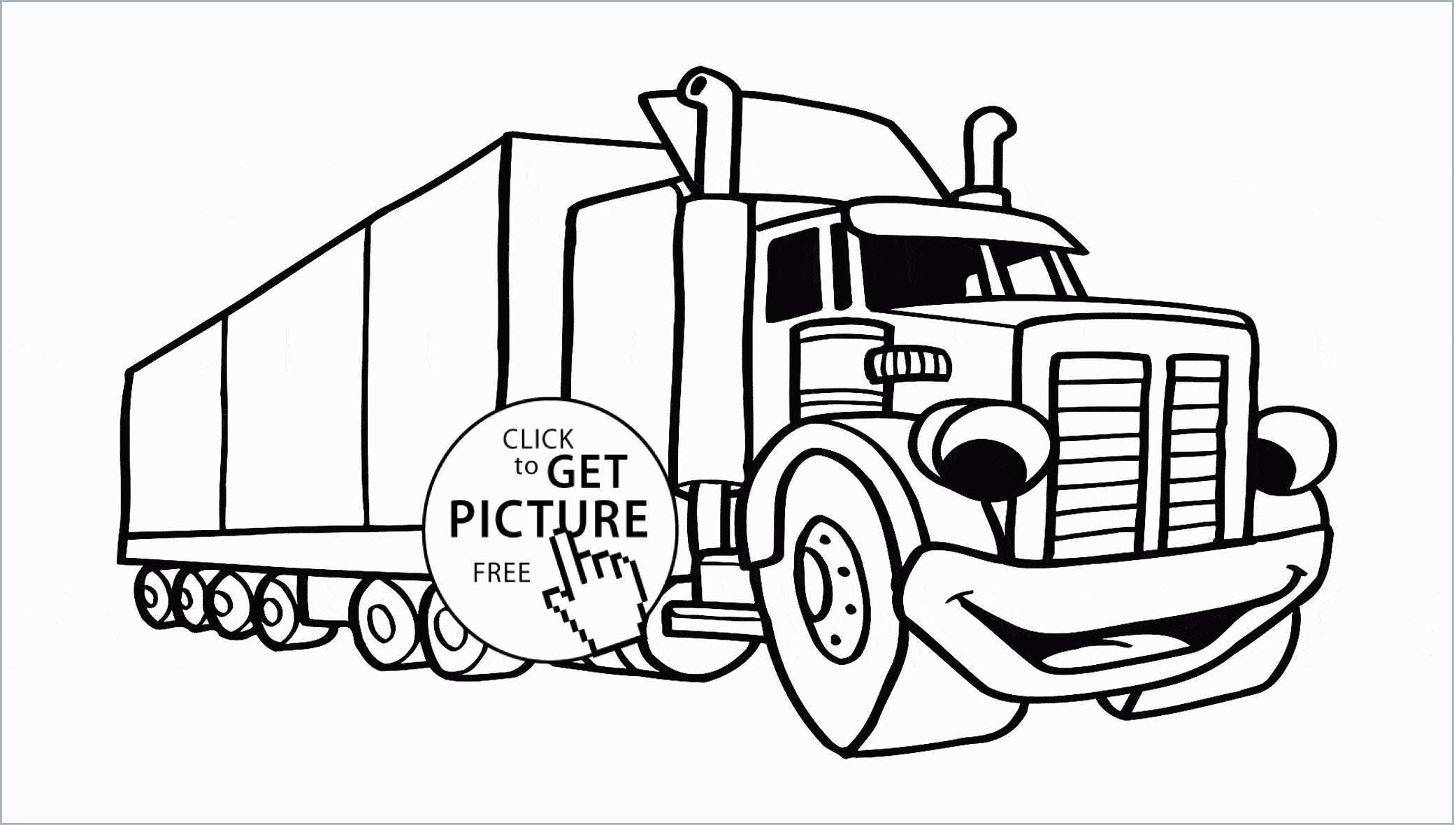Tractor Trailer Truck Coloring Pages Coloring Pages
