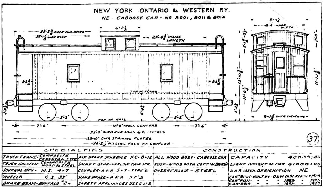 1034x602 The Oampw's Cabooses - Train Caboose Drawing
