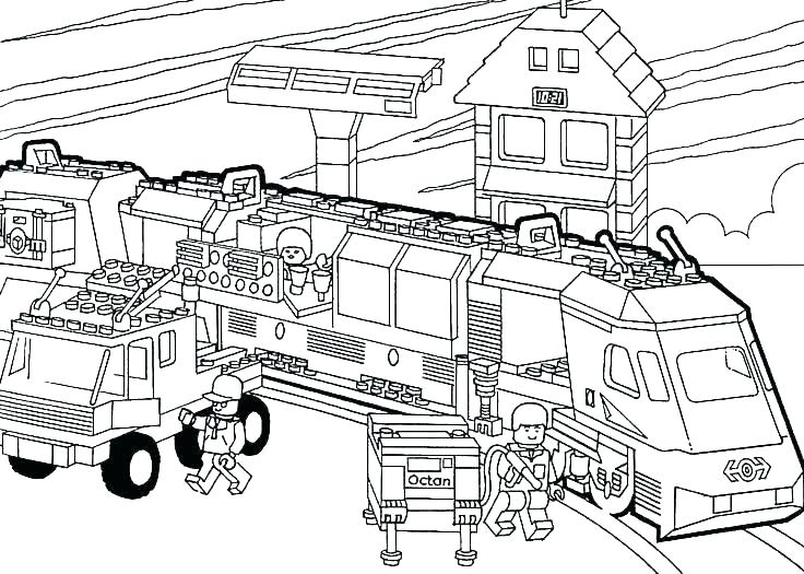 736x525 train coloring pages train coloring pages the free printable train - Train Caboose Drawing
