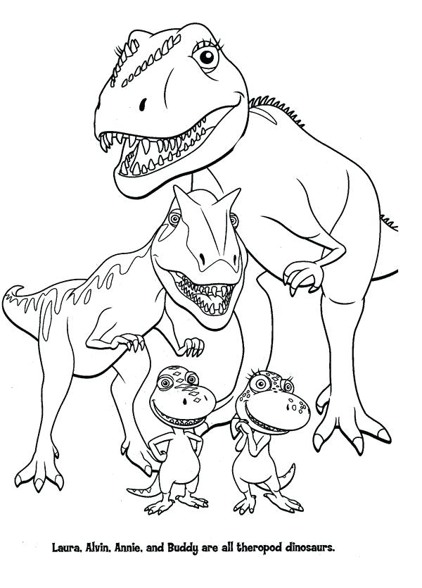 600x835 dinosaur train coloring pages dinosaur train coloring pages train - Train Conductor Drawing