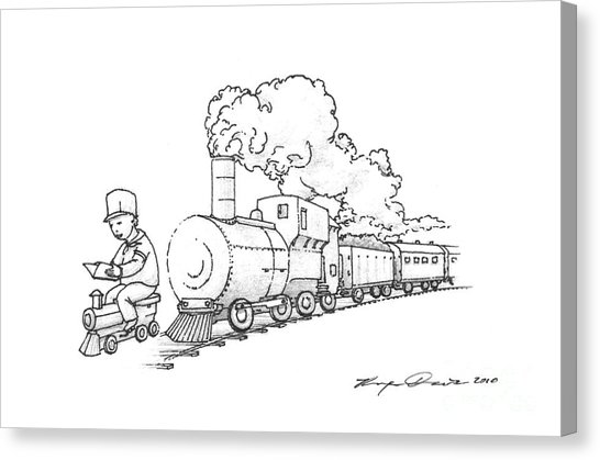 546x419 Train Conductor Drawing - Train Conductor Drawing