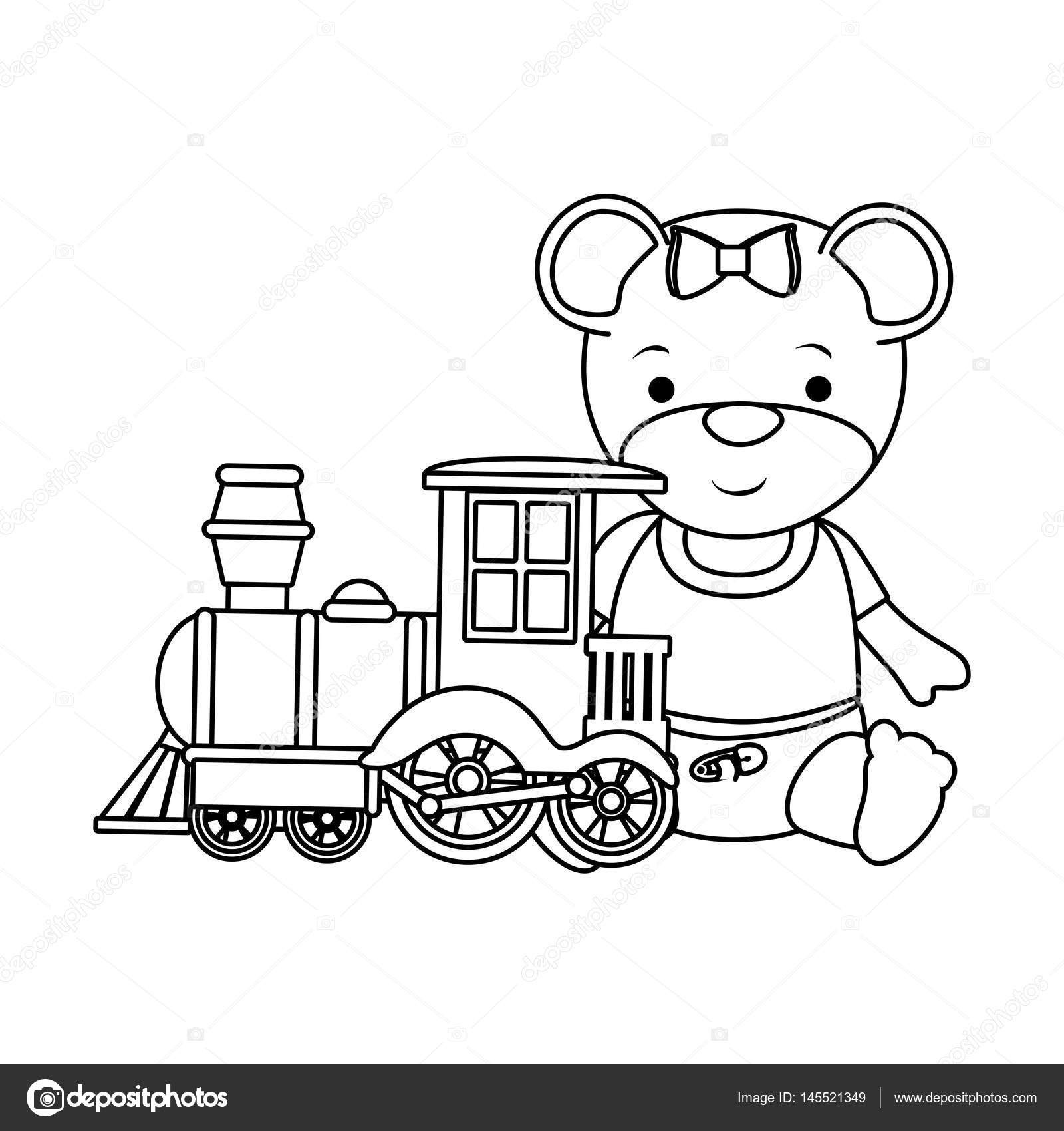 1600x1700 How To Draw Cartoon Train Awesome Cute Plush Doll With Tran - Train Drawing Cartoon