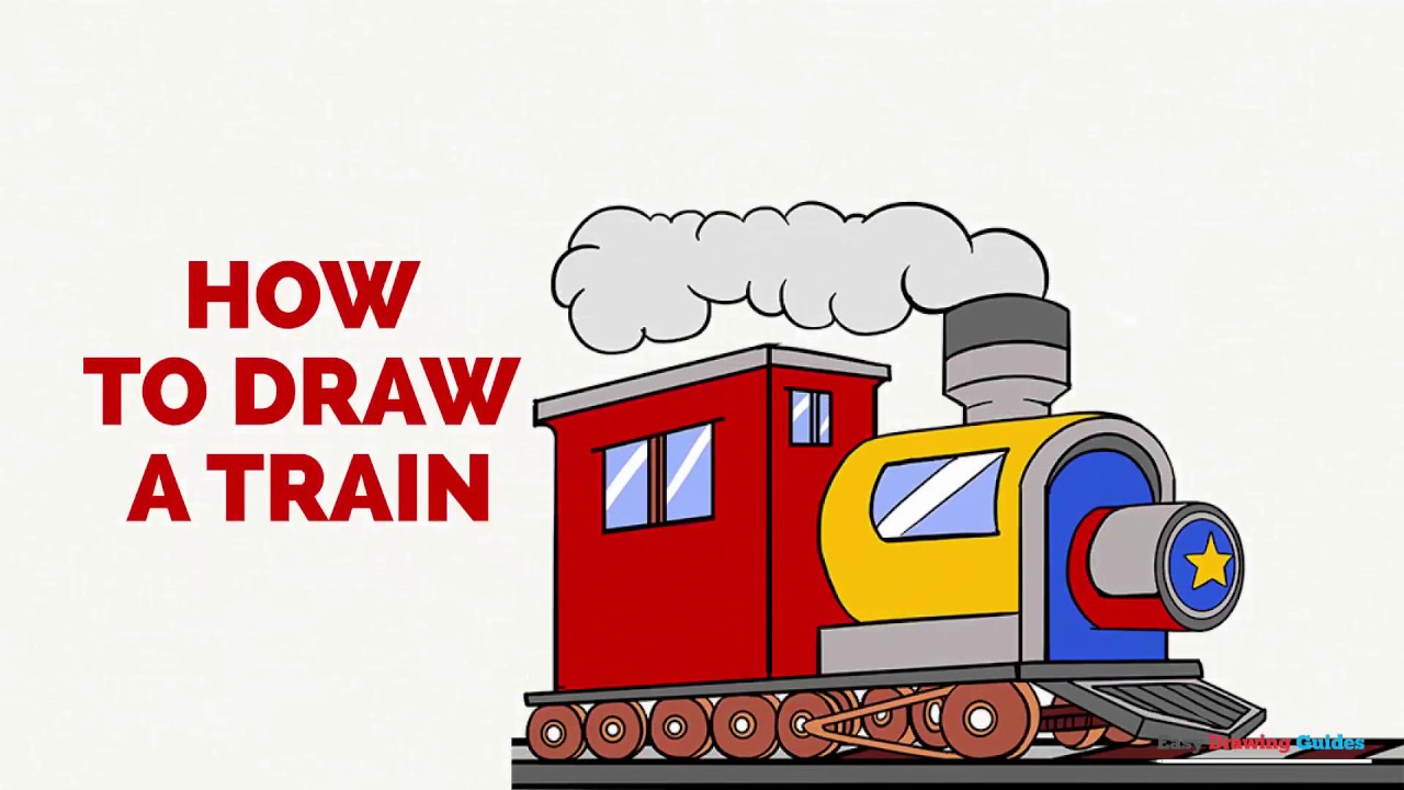 1280x720 Train Easy Fun Pics Images - Train Drawing Easy