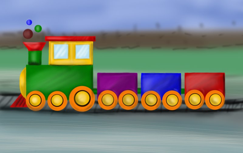 800x505 Learn How To Draw A Train For Kids - Train Drawing For Children